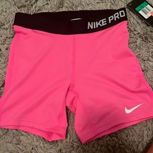 pink nike pros